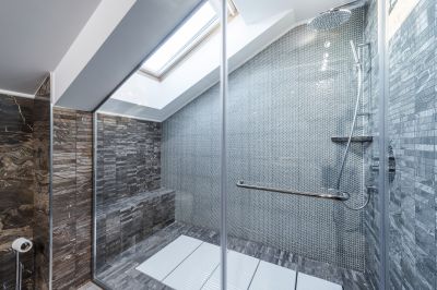 Multi-Panel Glass Shower Door